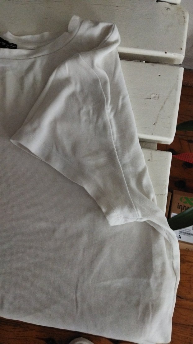 Beyaz bayan tişört - Görsel 3