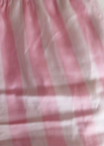 Pembe Çizgili ipeksi şort - Görsel 3