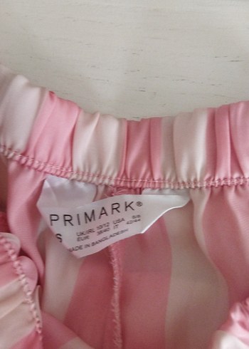 Pembe Çizgili ipeksi şort - Görsel 4