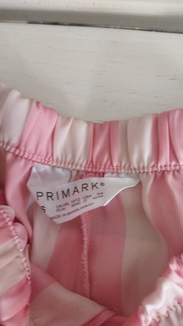 Pembe Çizgili ipeksi şort - Görsel 4