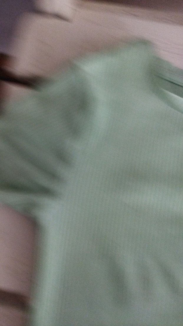 Yeşil Kısa Kollu Triko Tişört - Görsel 5