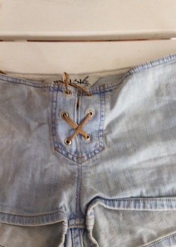 Bohem Mini Kot Şort - Görsel 2