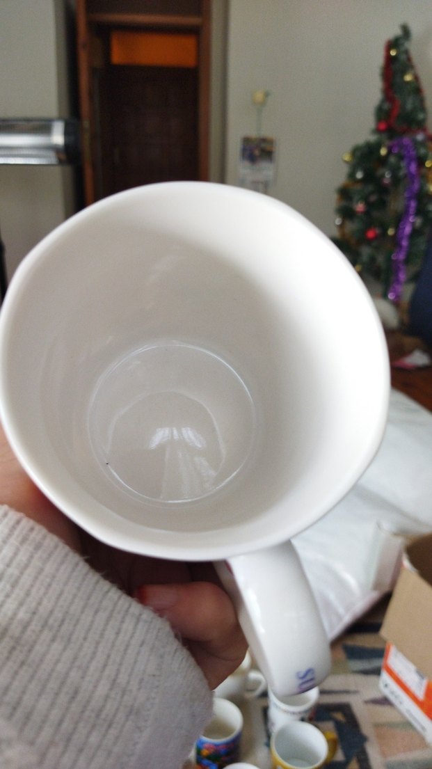 Renkli Deniz Atı Desenli Seramik Kupa - Görsel 4