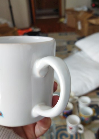 Pastel Renkli Türkiye Temalı Beyaz Kupa - Görsel 4