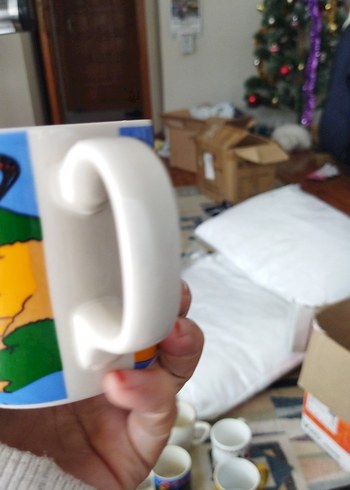 Renkli Fethiye Temalı Seramik Kupa bunun eşide var - Görsel 3