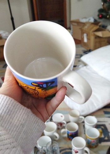 Renkli Fethiye Temalı Seramik Kupa bunun eşide var - Görsel 4