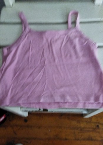 Pembe Mini İnce Askılı Atlet - Görsel 4