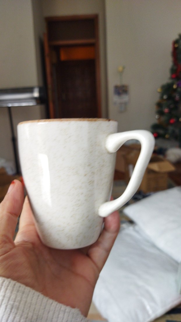 Beyaz Seramik Kupa - Görsel 2