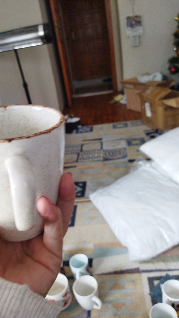 Beyaz Seramik Kupa - Görsel 3