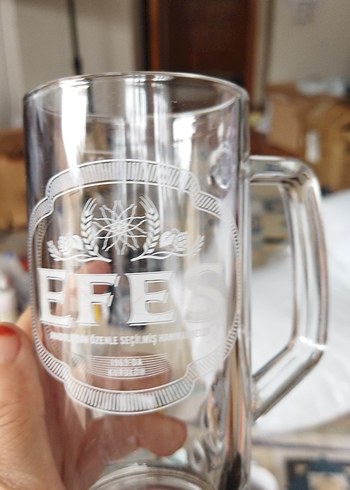 kulplu bira bardağı bu bardağın eşide var - Görsel 4