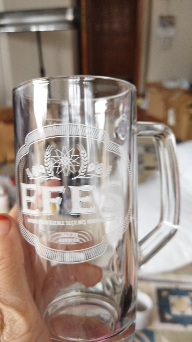 kulplu bira  bardağı bu bardağın eşide var - Görsel 4