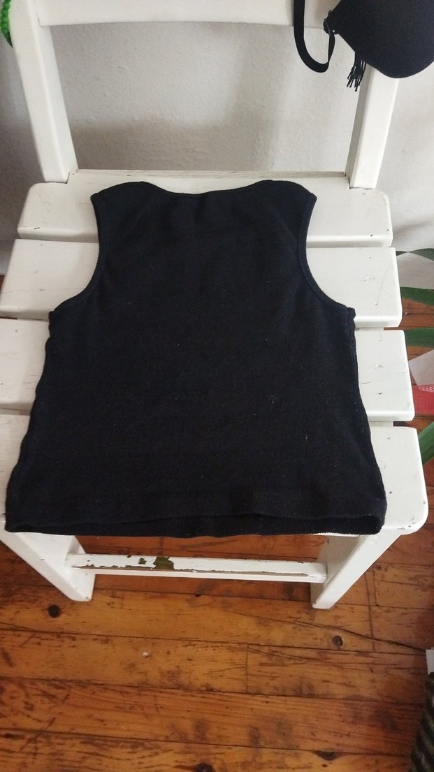 Siyah Erkek Çocuk Kolsuz Basic Yelek - Görsel 2