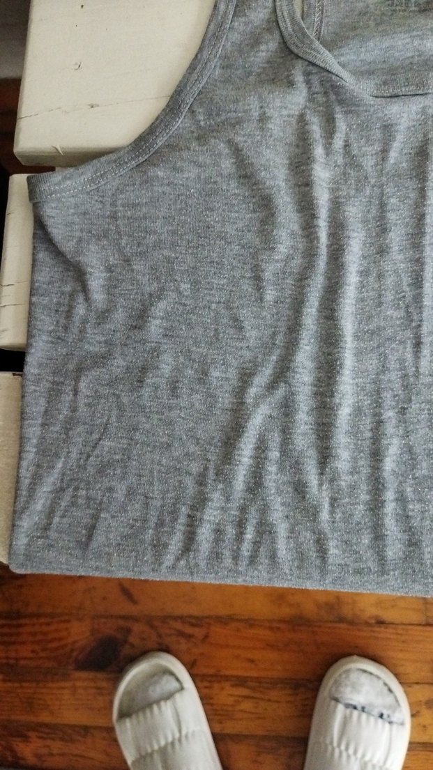 Gri Keten Salaş Atlet - Görsel 2