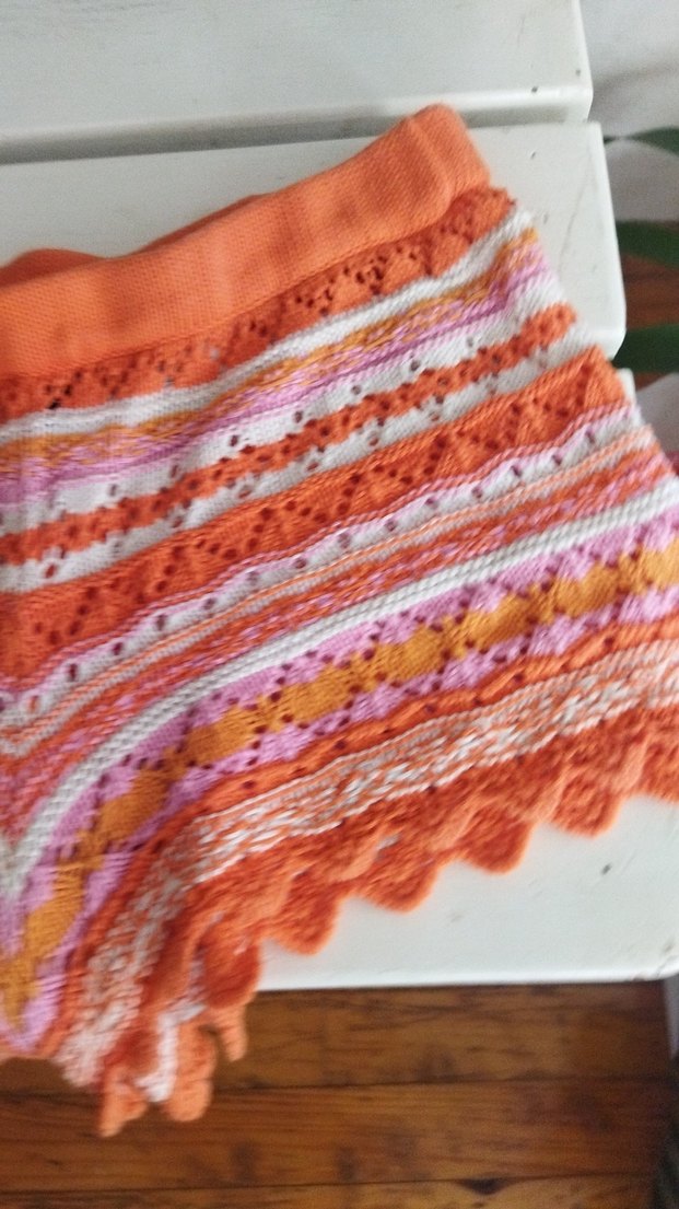 Dantel Detaylı Bohem Örgü Şort - Görsel 3