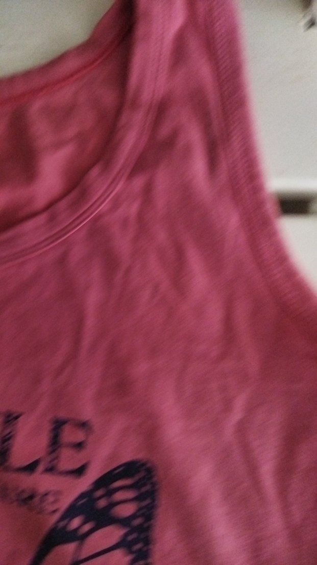 Pembe Baskılı Askısız Tişört - Görsel 3