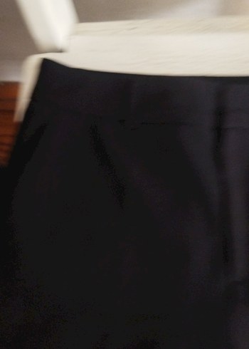 Siyah kumaş şort - Görsel 4