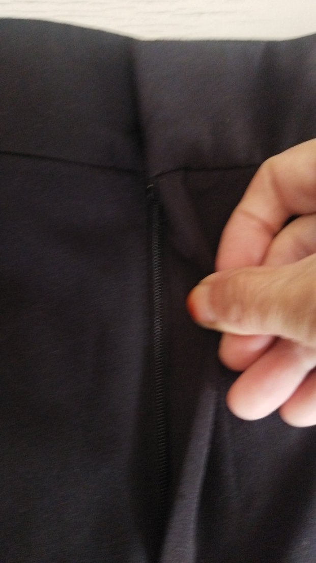 Siyah kumaş şort - Görsel 2