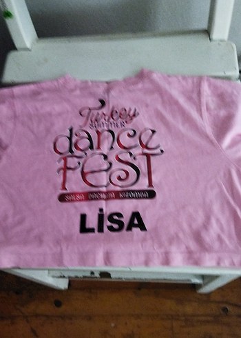 Pembe Baskılı tişört - Görsel 5