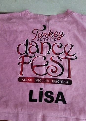 Pembe Baskılı tişört - Görsel 6