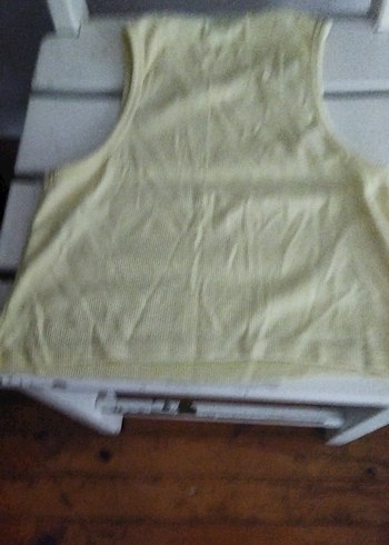 Bej  Pamuklu Atlet tişört - Görsel 3