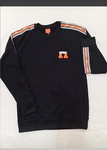 Hermes Erkek Siyah Uzun Kollu Sweatshirt