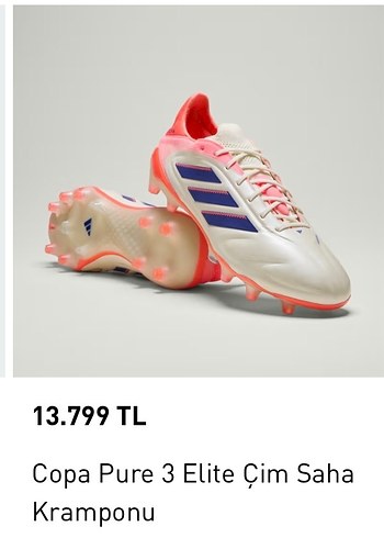 Beyaz adidas Futbol Ayakkabısı - Görsel 8