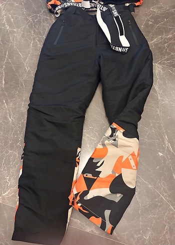 B&G store , Turuncu Kamuflaj Desenli Erkek Kayak takımı - Görsel 6