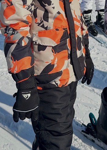 B&G store , Turuncu Kamuflaj Desenli Erkek Kayak takımı - Görsel 2