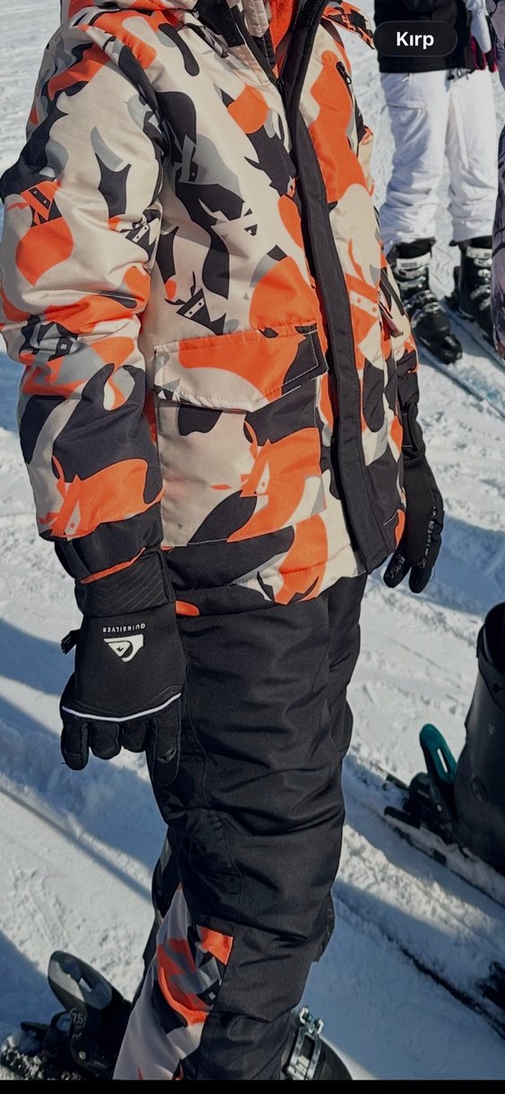 B&G store , Turuncu Kamuflaj Desenli Erkek Kayak takımı - Görsel 2