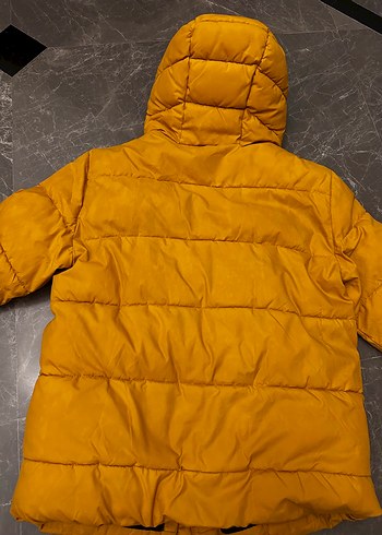Mango Sarı Kapüşonlu Erkek Çocuk Mont - Görsel 3