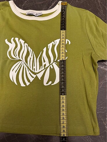 Pull & Bear crop tişört - Görsel 3