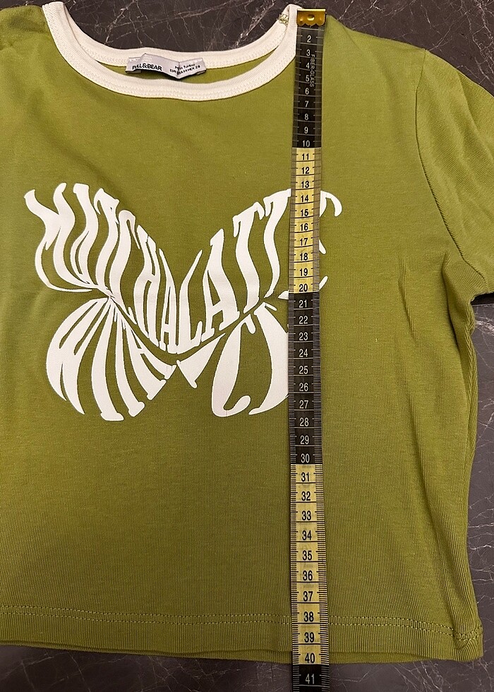 Pull & Bear crop tişört - Görsel 3