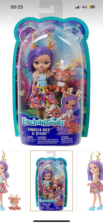 Enchantimals bebek sıfır kutulu
