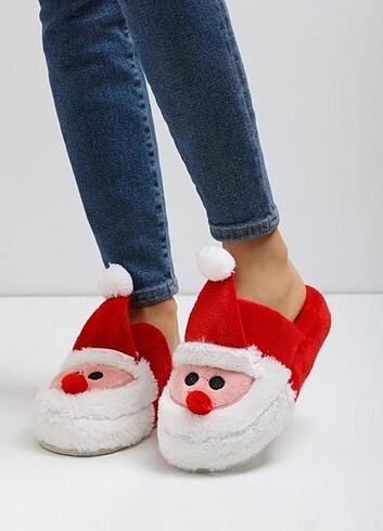 Noel baba Yılbaşı temalı terlik 