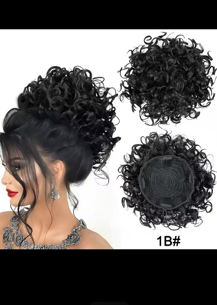 Peruk topuz - Görsel 2