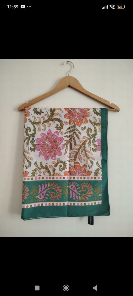 Çicek Desenli Soft Şal - Görsel 2