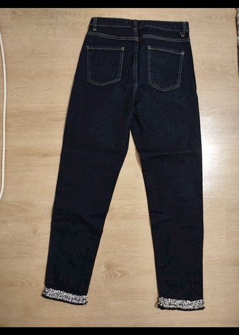 Koton Lacivert Kadın Kot Pantolon - Görsel 2