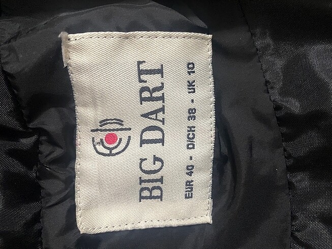 siyah mont - Görsel 5