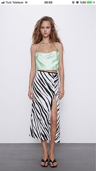 Zebra desenli etel