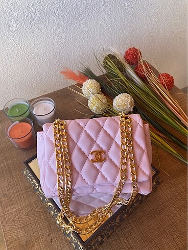 Chanel Şeker Pembe Kol Çantası