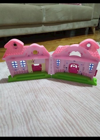 Renkli Pembe Oyuncak Ev - Görsel 4