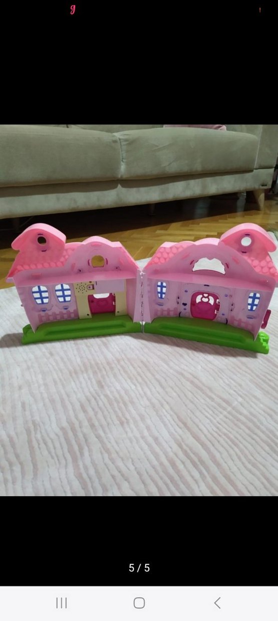 Renkli Pembe Oyuncak Ev - Görsel 4