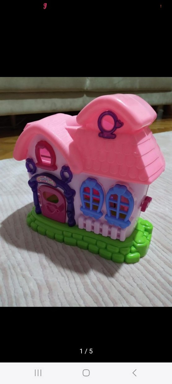 Renkli Pembe Oyuncak Ev - Görsel 5