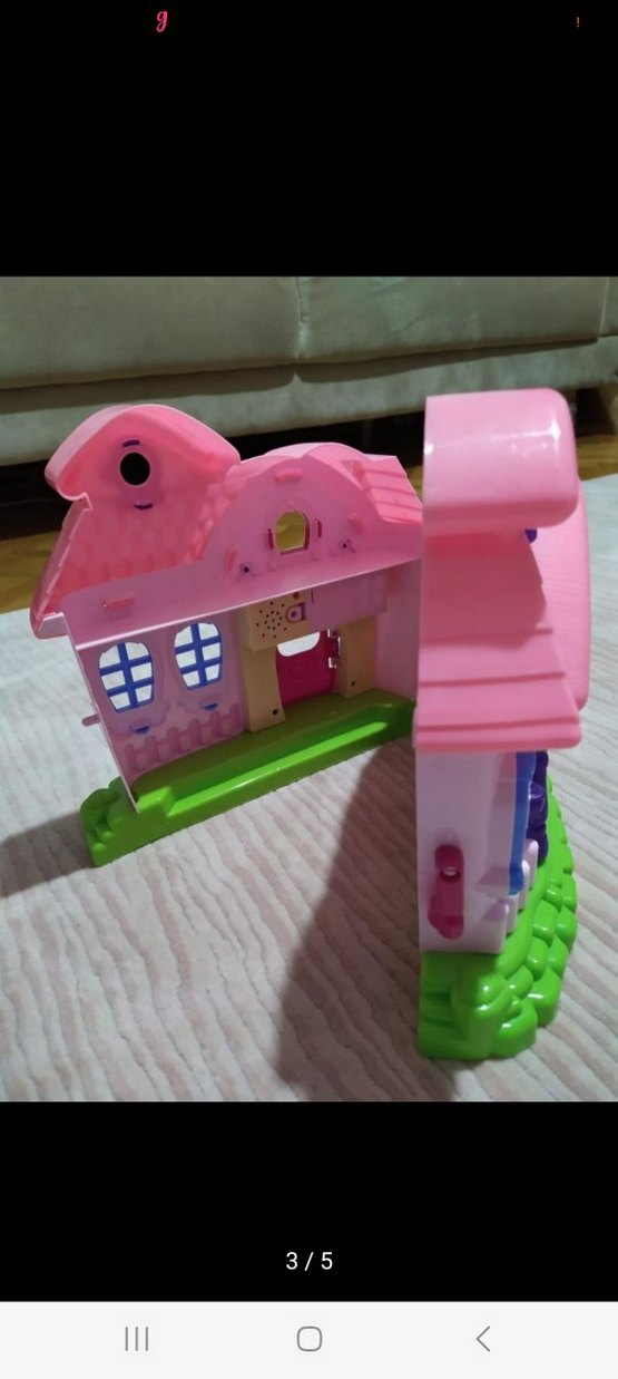 Renkli Pembe Oyuncak Ev - Görsel 2