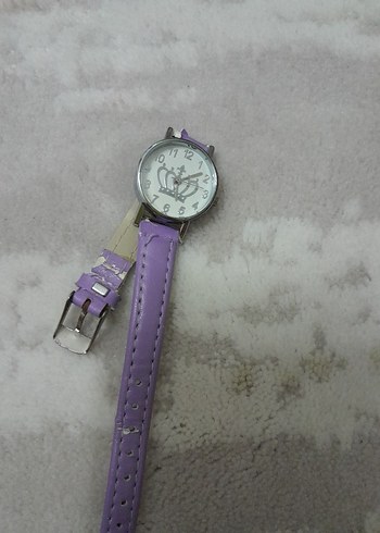 Mor Pastel Kadın Kol Saati Tokalı - Görsel 2