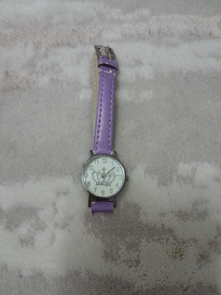 Mor Pastel Kadın Kol Saati Tokalı - Görsel 3