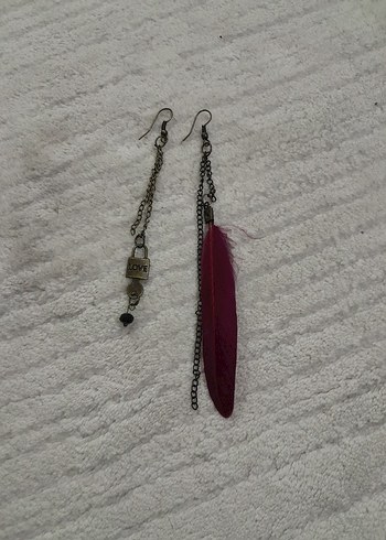 Uzun Boncuklu Bohem Küpeler - Görsel 3