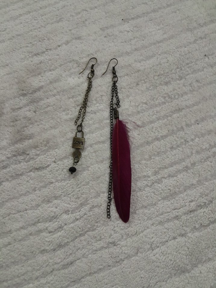 Uzun Boncuklu Bohem Küpeler - Görsel 3