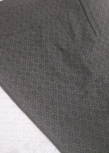 Gri Piliseli Kadın Kumaş Pantolon - Görsel 2