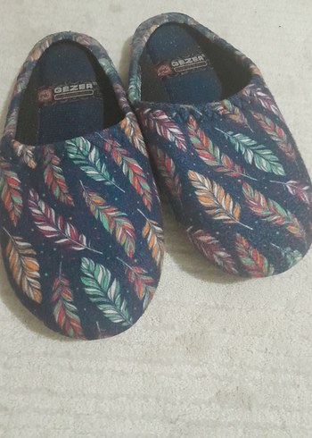 Renkli Örgü Bohem Kadın Ev Terliği - Görsel 2